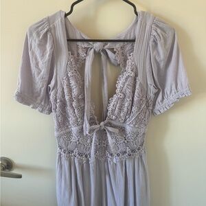 Free People All You Need is Lace Midi Dress